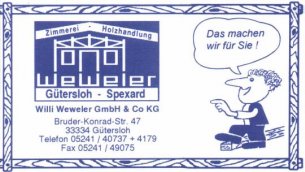 Parkettleger Nordrhein-Westfalen: Willi Weweler GmbH u. Co. KG